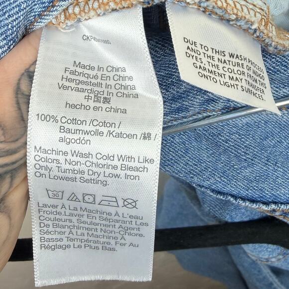 Madewell Jewell Wash Baggy Tapered Relaxed Denim 80's Inspired Jeans Size 28 - Picture 12 of 12